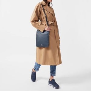 RADLEY London Women's Medium Ink Medium Zip Leather Crossbody Shoulder Bag, Pock